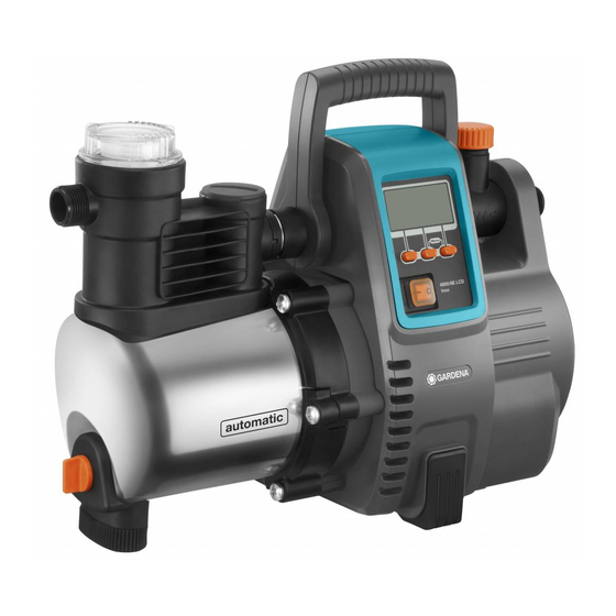 Gardena Comfort 5000/5E LCD Operating Instructions Manual