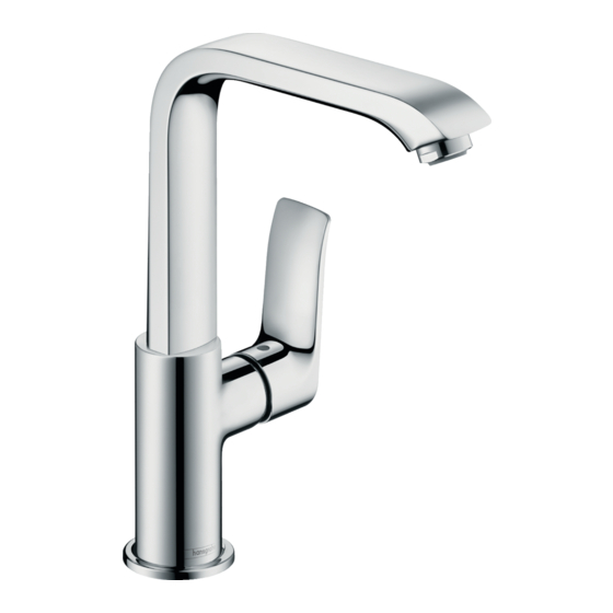 Hans Grohe Metris 230 Series Instructions For Use Manual