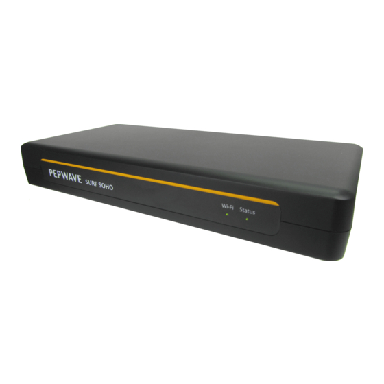 Pepwave MAX Series Manuals