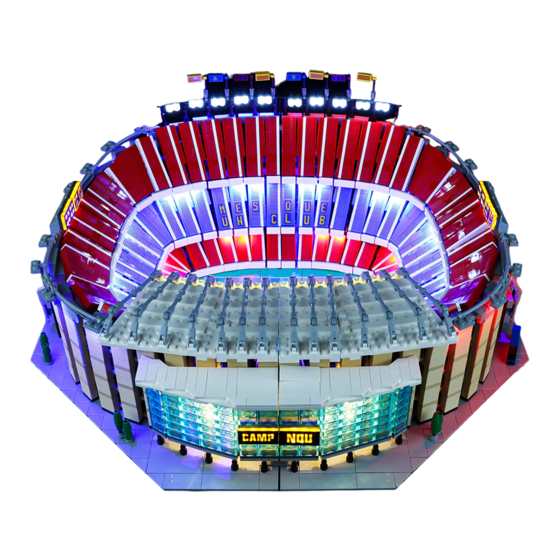LIGHT MY BRICKS LEGO CAMP NOU FC BARCELONA 10284 Manuals