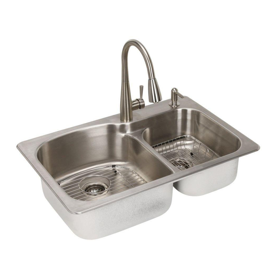 Glacier bay VT3322G2 Drop-In Sink Manuals