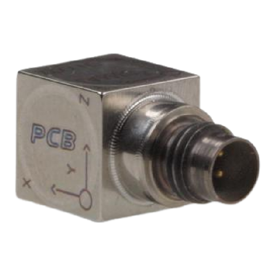 PCB Piezotronics 356A63 Installation And Operating Manual