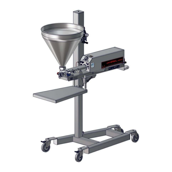 UNIFILLER UNIVERSAL 1000i sv Operating Instructions And Spare Parts List
