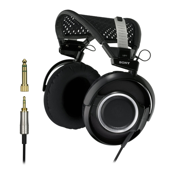 Sony MDR-SA3000 Operating Instructions