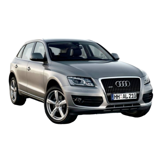 Audi Q5 2010 Owner's Manual