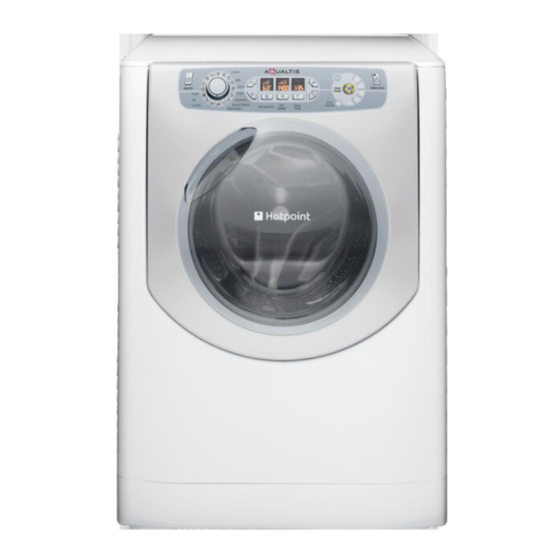 Hotpoint Ariston AQUALTIS AQ9F 49 U Instructions For Installation And Use Manual