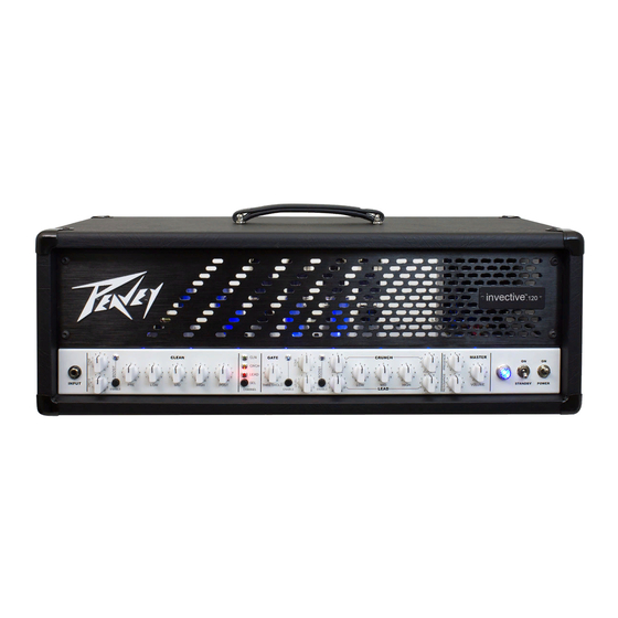 Peavey Invective 120 Manuals