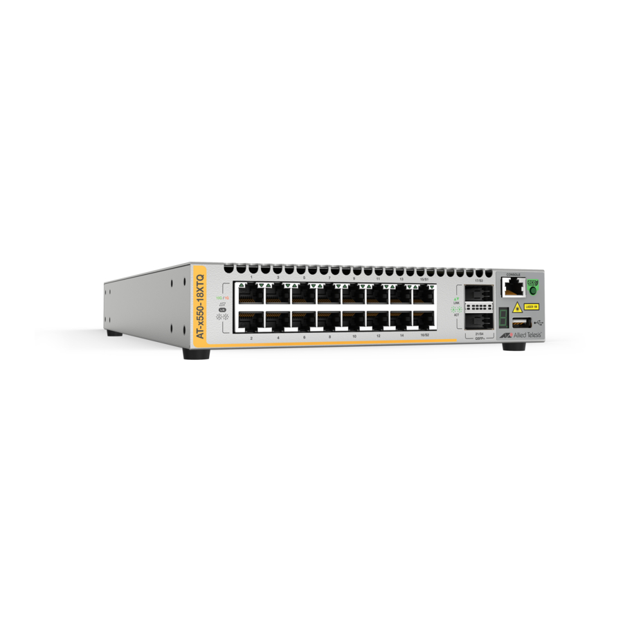 Allied Telesis AT-x550-18XTQ Installation Manual