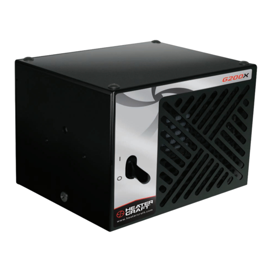 Heater Craft G200X Installation And Owner's Manual