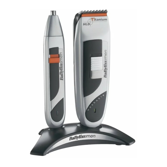 BaByliss E860XE Manual