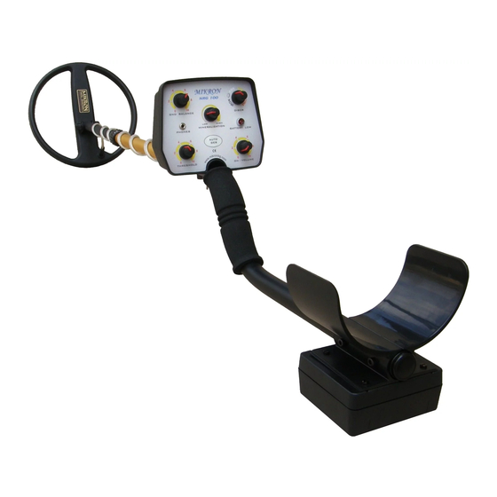 Mikron NRG100 Metal Detector Manuals