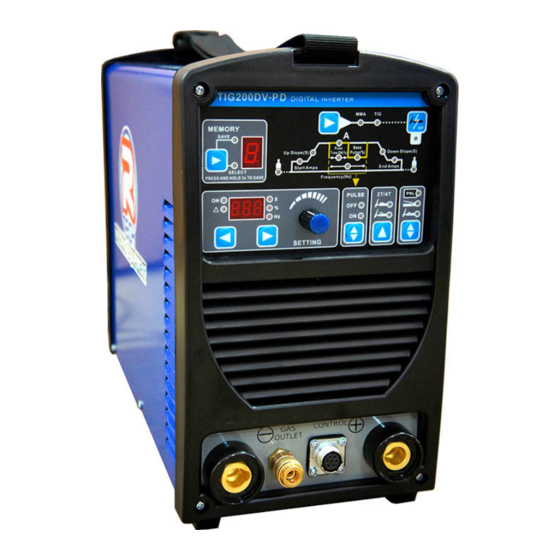 R-Tech TIG200DV-PD Operation Instructions Manual