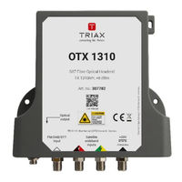 Triax OTX 1550 User Manual