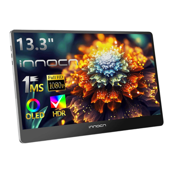 INNOCN 13A1F Quick Start Manual