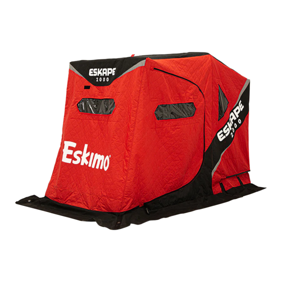 User Manuals: Eskimo Eskape 2000 Ice Fishing Shelter