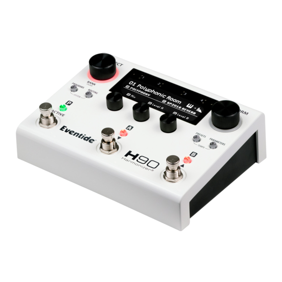 Eventide Harmonizer H90 User Manual