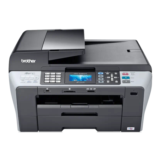 Brother MFC 5890CN - Color Inkjet - All-in-One Guías Del Usuario Manual