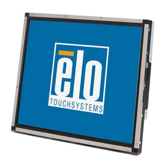 Elo TouchSystems 1739L User Manual
