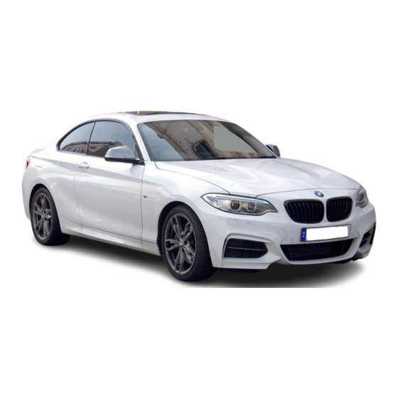 BMW 2 SERIES COUPE Owner's Manual