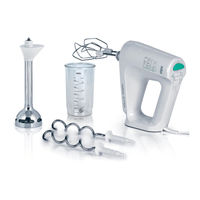 User Manuals: Braun MultiMix M880 Hand Mixer Blender