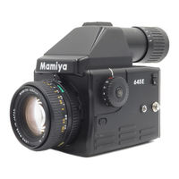 Mamiya 645E Instruction Manual