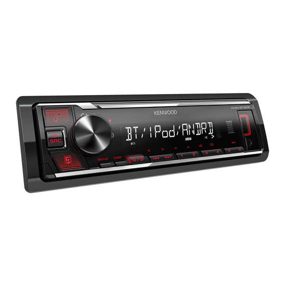Kenwood KMM-BT205 Car Stereo Receiver Manuals