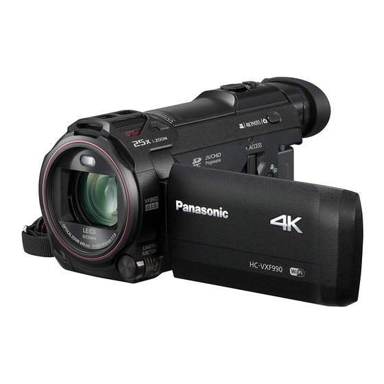 Panasonic HC-VXF990EE Service Manual