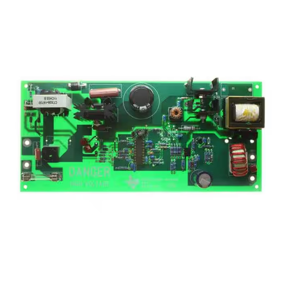 Texas Instruments UCC38500EVM User Manual