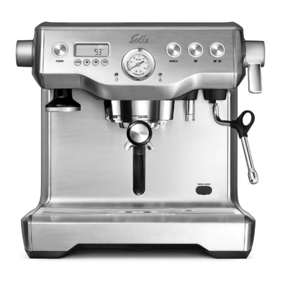 SOLIS BARISTA TRIPLE HEAT User Manual