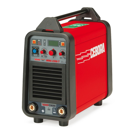 User Manuals: Cebora Sound MMA 2336/T Welding Machine