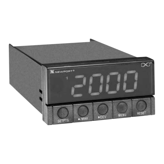 Newport Electronics INFINITY Series Operator's Manual