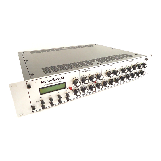 Elby Designs MonoWave(X) Build Manual