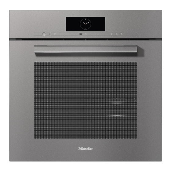 Miele DGC 7860 X Operating And Installation Instructions