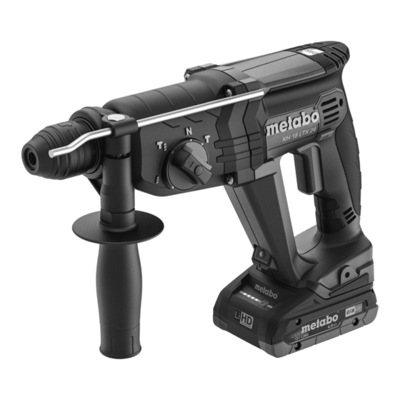 Metabo KH 18 LTX 24 Original Instructions Manual