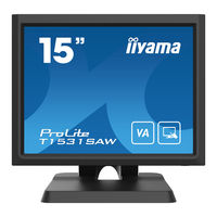 Iiyama ProLite T1532SR-B5 User Manual