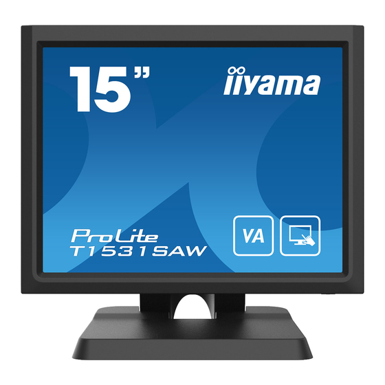 Iiyama ProLite 1531SAW User Manual
