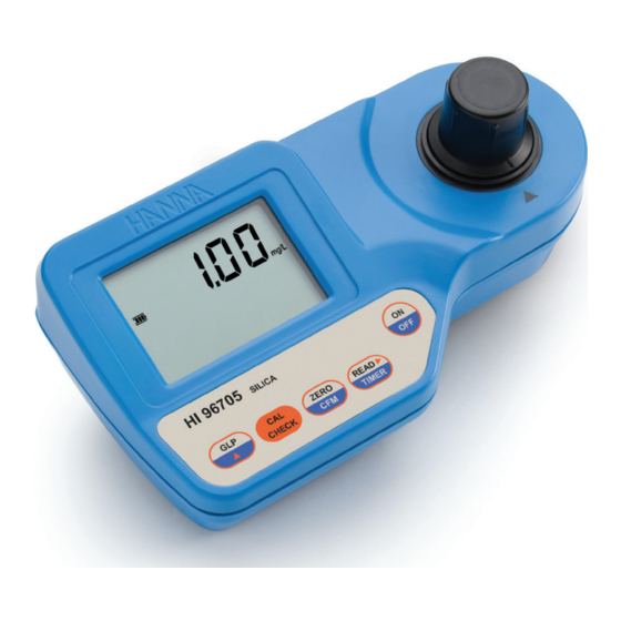 Hanna Instruments HI96705C Instruction Manual