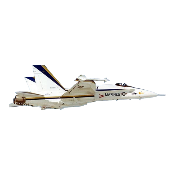 Skymaster ARF PLUS PRO F18 CDEF HORNET Assembly And Operation Manual