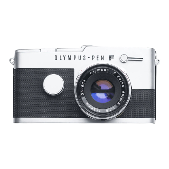 Olympus Pen FT Instructions Manual