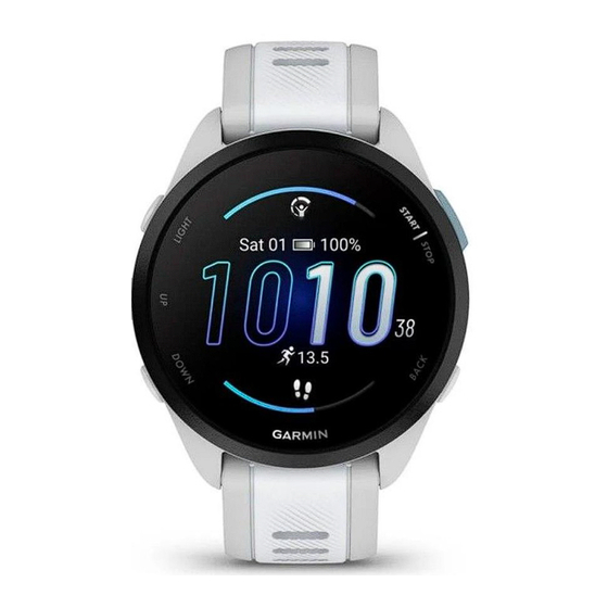 Garmin FORERUNNER 165 Series Owner's Manual