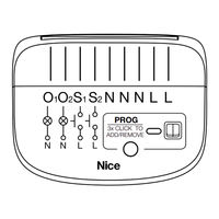 Nice On/Off-Control 2 Instructions And Warnings For Installation And Use