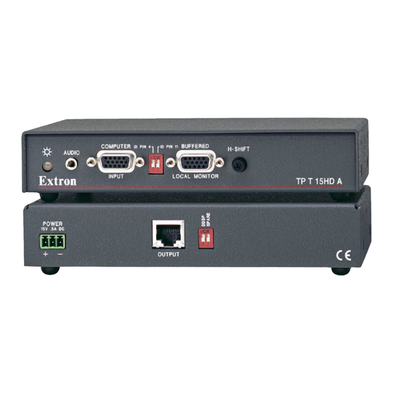 Extron electronics TP T 468 User Manual