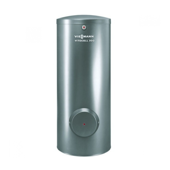 Viessmann VITOCELL 300 EVI Series Installation Instructions Manual