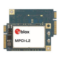 Ublox MPCI-L200-02S-00 System Integration Manual