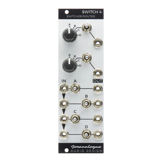 Joranalogue Switch 4 Manual