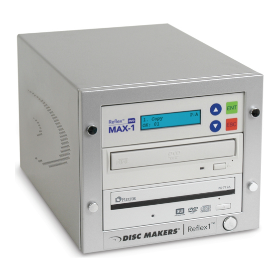 Disc Makers ReflexMax1 Quick Start Manual