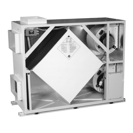 Venmar 1200 cfm Installation And Operation Manual