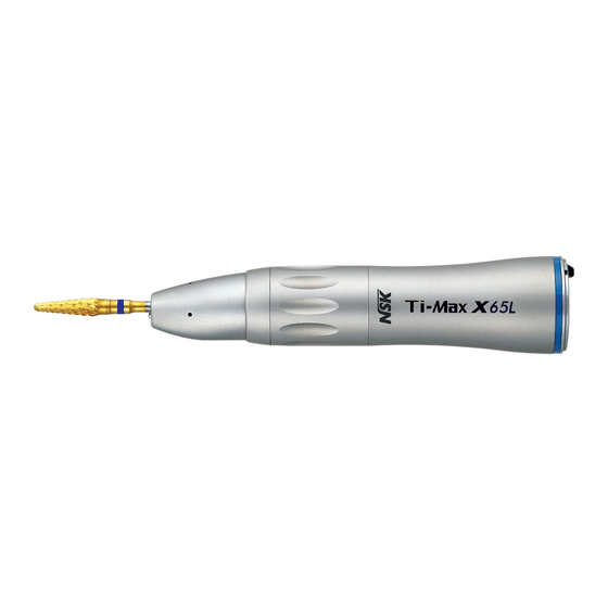 NSK Ti-Max X65L Operation Manual