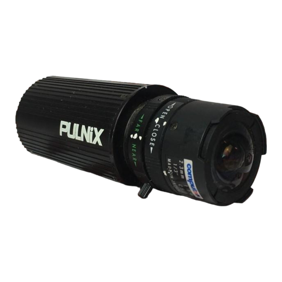 Pulnix TMC-73M Operation Manual
