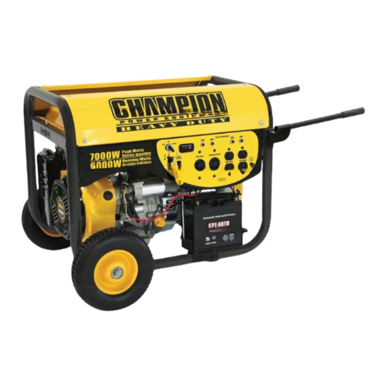 Champion Power Equipment 41331 Owner's Manual And Operating Instructions